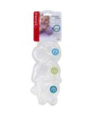 Infantino White Crystal Clear 3 Stage Teether Set - BPA Free Silicone-Free Textured Teethers for Sensory Exploration and Teething Relief - Safe for Babies - Buy Online on GoSupps.com