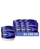 Vaseline Original Petroleum Jelly (6 x 250 ml) | Moisturizes Dry Skin & Eczema Relief | Perfume Free - Buy Online on GoSupps.com