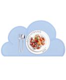 HONGXIN-SHOP Non Slip Silicone Kids Placemats - Blue Cloud Design for Easy Clean-Up | Multi-Purpose Tableware for Babies and Toddlers - Buy Online on GoSupps.com