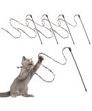Molain Cat Bar Rainbow Toy - 5 Interactive Rainbow Wands for Kittens & Cats Training (30cm Leopard Pattern) - Engage Your Feline Friend! - Buy Online on GoSupps.com