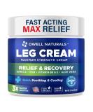 OWELL NATURALS Restless Legs Cream - Fast-Acting Maximum Strength Relief 2 Fl Oz - Natural Solution for Restless Legs Syndrome - Buy Online on GoSupps.com