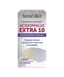 Acidophilus Extra 10 Billion High Strength Live Bacteria Supplement - 60 Delayed Release Capsules for Digestive Health - UK Made - Buy Online on GoSupps.com