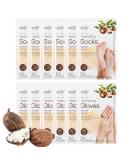 Epielle Hydrating Hand & Foot Masks 12pk - Shea Butter, Jojoba Oil, Vitamin E - Dry & Cracked Heel Treatment, Skincare Gifts - Stocking Stuffers for New Year - Buy Online on GoSupps.com