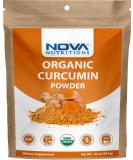 Nova Nutritions Organic Turmeric Curcumin Root Powder 16oz - Curcuma Longa (1lb) - Buy Online on GoSupps.com