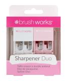 Brushworks Sharpener Duo - Dual Precision Eyeliner & Lip Pencil Sharpener for Perfectly Defined Makeup - Buy Online on GoSupps.com