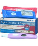 Digital Pregnancy Test & Ovulation Kit - Weeks Indicator 7 LH & 3 HCG Sticks - Accurate & Quick Results - Buy Online on GoSupps.com