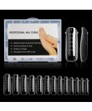 BNG Dual Forms System Flat Square Full Cover Poly Nail Gel Extension Mold Tips Professional 130 PCS Nail Form Quick Building Reusable Mold N - Buy Online on GoSupps.com