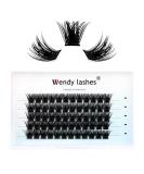 D Curl 15mm Individual Eyelash Clusters | 0.07mm Wide Stem Soft & Wispy DIY Lash Extensions - Buy Online on GoSupps.com