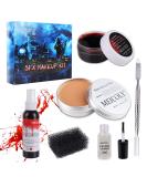 MEICOLY SFX Makeup Kit - Scars Wax, Fake Blood Spray, Modeling Skin Wax, Coagulated Blood Gel, Castor Sealer, and Modeling Wax Set 02 - Buy Online on GoSupps.com