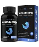 Caffeine Pills with L-Theanine for Focused Energy | Smooth & Clean Energy Supplement for Focus & Performance | No Crash  No Jitters | Nootropic Brain Booster with Yerba Mate | 60 Vegan Energy Pills - Buy Online on GoSupps.com