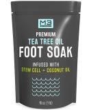 M3 Naturals Tea Tree Oil Epsom Salt Foot Soak with Coconut Oil - Foot Care Treatment for Athletes Foot, Toenail Fungus & Odor - Stem Cell Infused Pedicure Soak - Buy Online on GoSupps.com