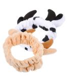 FRCOLOR 2 Pcs Milk Cow Animal Ear Spa Headband for Makeup & Skincare - Buy Online on GoSupps.com