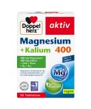 Buy Double Heart Magnesium + Potassium 400 - Supports Muscle Function - 30 Tablets for Optimal Health | International Shipping Available - Buy Online on GoSupps.com