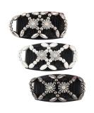 Kytpyi Hair Slides for Women Hair Combs Slides for Women 3PCS Double Clip Magic Elastic Beaded Hair Combs Double Sided Clips Hair Comb for Women Girls DIY Hairstyling Hair Accessories (Flowers) Floral - Buy Online on GoSupps.com