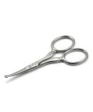 Mont Bleu Curved Carbon Steel Ear & Nose Hair Scissors 9 cm/3 - Made in Italy - Buy Online on GoSupps.com
