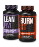 Burn XT Thermogenic Fat Burner & Lean PM Nighttime Weight Loss Supplement - 60 Veggie Diet Pills - Buy Online on GoSupps.com