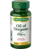Nature's Bounty Oil of Oregano 1500 mg 90 Liquid Softgels - Pack of 90, 1500 mg, Liquid Softgels - Buy Online on GoSupps.com