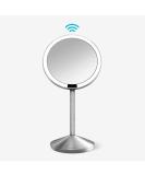 simplehuman Mini Travel Sensor Makeup Mirror - 10x Magnification - Brushed Stainless Steel - Buy Online on GoSupps.com