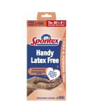 Buy Spontex Protect Tinge Vinyl Gloves - Latex-Free & Unpowdered Size L 100 Pack - Versatile & Practical Donor Box - Buy Online on GoSupps.com