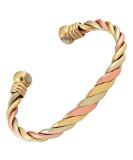 MAGNETJEWELRYSTORE Magnetic Therapy Copper Bracelet High Power Triple Cuff Medium - Wrist Size 7 Inch - 7.75 Inch - Buy Online on GoSupps.com