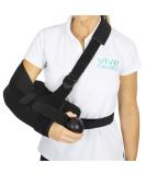 Vive Shoulder Abduction Sling - Immobilizer for Injury Support - Pain Relief Arm Pillow for Rotator Cuff Sublexion Surgery Dislocated Broken Arm - Brace Includes Pocket Strap Stress Ball Wedge - Buy Online on GoSupps.com
