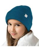 Hat Hut Toddlers Satin Lined Beanie - Kids Winter Knit Hat for Boys and Girls, Cuffed Beanie with Silk Lining - One Size, Monterey Blue - Buy Online on GoSupps.com