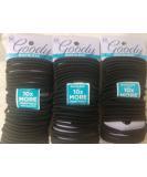 Goody Ouchless Black Hair Elastics 4mm - 90 Count | No Metal Design - Buy Online on GoSupps.com