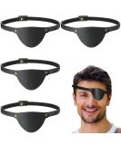 4 Pieces Leather Pirate Eyepatches for Adults & Kids - Right & Left Eye - Perfect for Cosplay & Costume Events - Buy Online on GoSupps.com