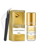 Eyelash Extension Glue - No-Fume Individual Lash Glue 2-4 Sec Drying, 7 Weeks Retention, Waterproof for Semi-Permanent Lashes - Buy Online on GoSupps.com