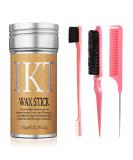 Hair Styling Set - Pink Wax Stick Edge Brush & Tail Comb for Wig Styling & Edge Control | International Shipping Available - Buy Online on GoSupps.com