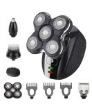 Skull Shavers for Men - 5 in 1 Rechargeable Head Shaver Hair Clippers & More | Best Gift for Bald Men - Portable & Efficient (Black - Buy Online on GoSupps.com