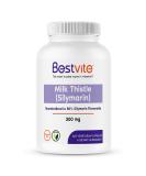 BESTVITE Milk Thistle 300mg (240 Veg Caps) - 80% Silymarin, Vegan, Non-GMO, Gluten-Free - Buy Online on GoSupps.com