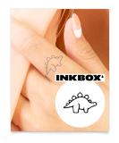 Inkbox Semi-Permanent Stego Temporary Tattoo - Easy, Long Lasting & Water-Resistant - 1 x 1 in - Lasts 1-2 Weeks - Buy Online on GoSupps.com