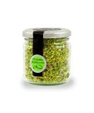 Sciara | Chopped Sicilian Pistachios | Premium Quality Pistachios from Bronte, Italy | Glass Jar 100g (3.5oz) - Buy Online on GoSupps.com