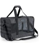 VEAGIA Pet Carrier for Medium Cats & Small Dogs - Black | Under 25 lbs - Buy Online on GoSupps.com