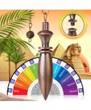 Buy Egyptian Radiesthesia Pendulum Thot - Esoteric Oracle Pendulum for Geobiology & Mood - Anthical Brass 37g - International Shipping Available - Buy Online on GoSupps.com