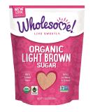 Wholesome Sweeteners Fair Trade Organic Light Brown Sugar 24-Ounce Pouches - Pack of 6 (1.5 Pound each) | Organic Brown Sugar Pack for Baking or Sweetening - Buy Online on GoSupps.com