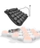 YUNYEUNG Electric Massage Wheelchair Cushions for Pressure Relief and Ulcer Prevention - Pain Relief Air Seat Cushion for Extended Sitting - Buy Online on GoSupps.com