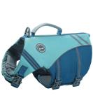 Buy Vivaglory Sports Style Life Jacket for Medium Dogs Adjustable Durable Safe Buoyancy Vest (Cyan M: 56-64 cm) - International Shipping Available - Buy Online on GoSupps.com