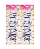 24 Pcs Colorful Elastic Hair Ties Ponytail Holders for Kids/Girls/Women - Clear Assorted - Buy Online on GoSupps.com