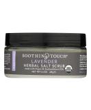 Soothing Touch Organic Herbal Salt Scrub - Calming Lavender 10 Oz | International Shipping Available - Buy Online on GoSupps.com