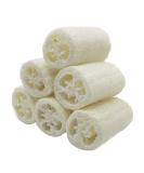 6 Pcs Natural Luffa Sponge Set - Biodegradable Luffa Sponges for Body Washing Shower Scrubs & Kitchen Cleaning - Buy Online on GoSupps.com