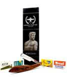 Roman Empire Shaving Poseidon Razor Set - Includes 20 Astra Derby Shark & Treet Blades | Premium International Shipping - Buy Online on GoSupps.com