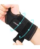 Breathable Carpal Tunnel Wrist Brace for Men & Women - Adjustable Night Support for Tendonitis, Arthritis - S/M Right Hand - Buy Online on GoSupps.com