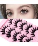 Shop Okdeals 5 Pairs Thai Style Spiky 3D Wet Look Manga Lashes - Japanese Anime Cosplay Eye Lash Extensions - Buy Online on GoSupps.com