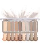 Buy 9 Colors Matte Naked Eyeshadow Palette - High Pigmented Waterproof Makeup for Older Women | Neutral Nude Smoky Shades - Buy Online on GoSupps.com
