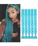 Tess 41 Jumbo Braids Extensions - Synthetic Crochet Braiding Hair 5pcs 165g/bundle 100cm Blue - International Shipping Available - Buy Online on GoSupps.com