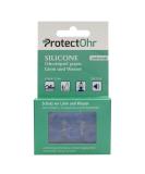 Protectohr Silicone Universal Earplugs - 3 Pairs of Waterproof Noise-Cancelling Earplugs for Swimming Showering & Water Sports - 6 Pieces - Buy Online on GoSupps.com