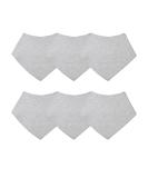 Royal Icon Baby Bandana Bibs - Stylish and Functional Dribble Bibs for Newborns - Soft and Absorbent 0-6 Months Baby Bibs Set in Grey (3/6/12 Pc) - Buy Online on GoSupps.com