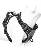 Heele Adjustable No-Pull Dog Harness for Small Dogs | Breathable & Reflective with Padded Handle | XS Size (33-43cm) - Gray - Buy Online on GoSupps.com